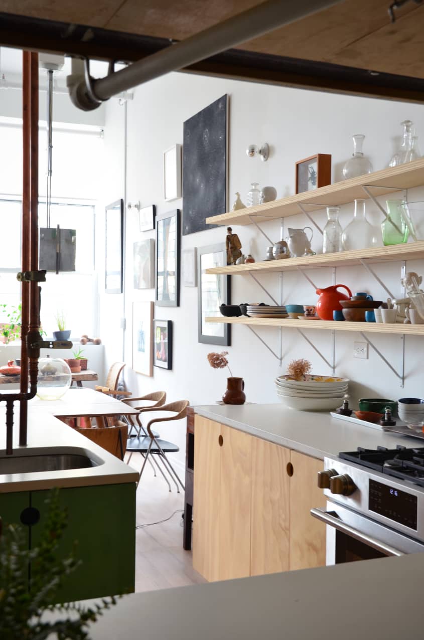 New York Home Tour A Raw, Eclectic Brooklyn Loft Apartment Therapy